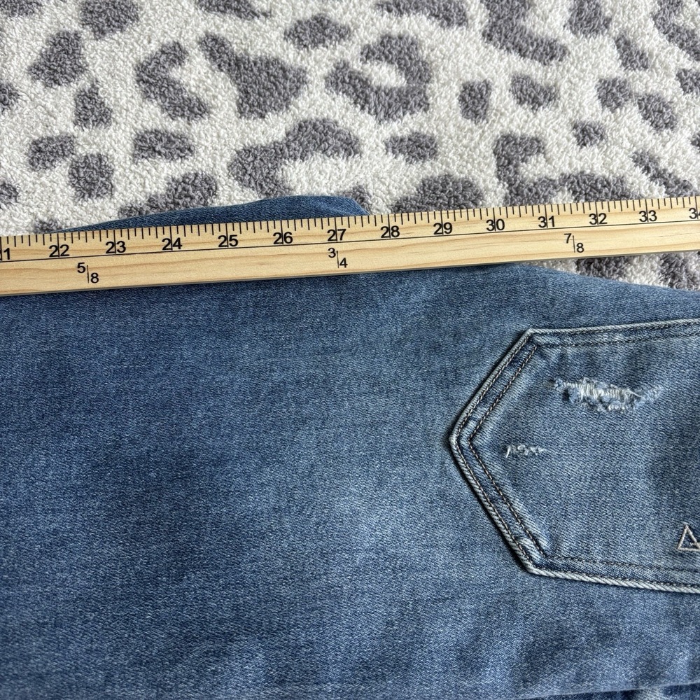 Hidden | High Rise Frayed Hem Cropped Jeans Size 25 - Picture 12 of 12